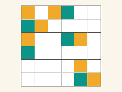 Mini Sudoku 6x6 thumbnail
