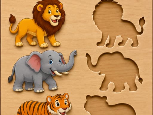 Cute Animal Puzzle Game thumbnail